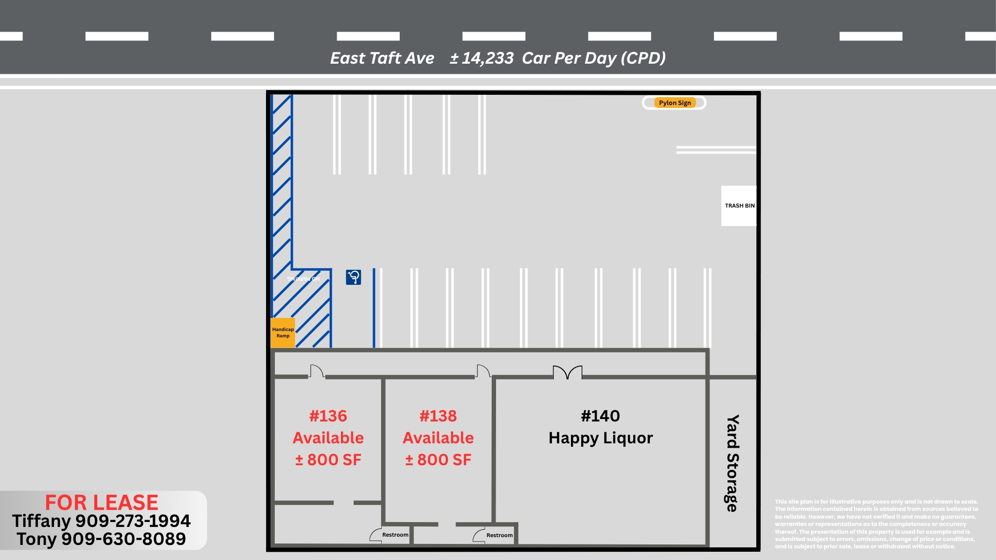 Site Plan_136-138 E Taft Ave, Orange